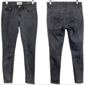 Frame Denim Le Skinny De Jeanne gray size 26